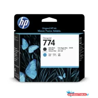 HP 774 Matte Black/Cyan Printhead (Eredeti)