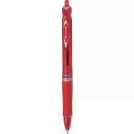   Golyóstoll, 0,7 mm, nyomógombos, PILOT "Acroball", piros