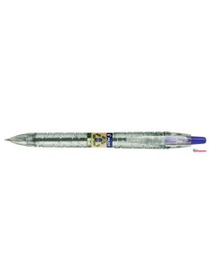   Golyóstoll, 0,27 mm, nyomógombos, PILOT "B2P EcoBall", kék