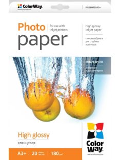 Photo Paper ColorWay high glossy 180 g / m², A3, 20 sheets