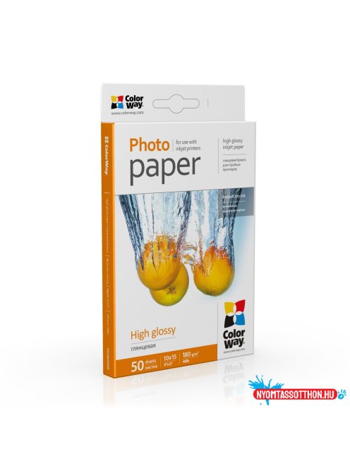Photo Paper High Glossy 180g / m 10x15 cm 50 sheets