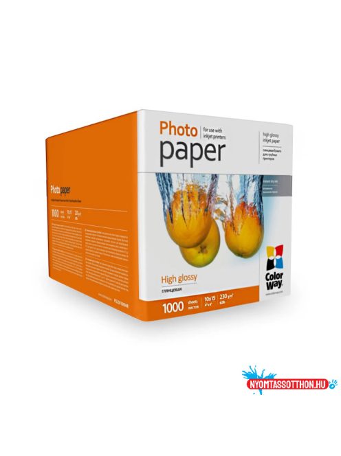 Fotópapír ColorWay high glossy 230 g/m², 10х15, 1000 lap PG2301004R (!)