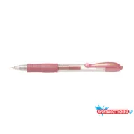   Zseléstoll, 0,32 mm, nyomógombos, PILOT "G-2 Metallic", rózsaszín