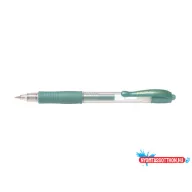   Zseléstoll, 0,32 mm, nyomógombos, PILOT "G-2 Metallic", zöld