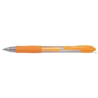   Zseléstoll, 0,37 mm, nyomógombos, PILOT "G-2 Neon", narancs