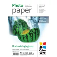   Photo Paper High Glossy Duplex Photo Paper 220g / m A4 20 Arc
