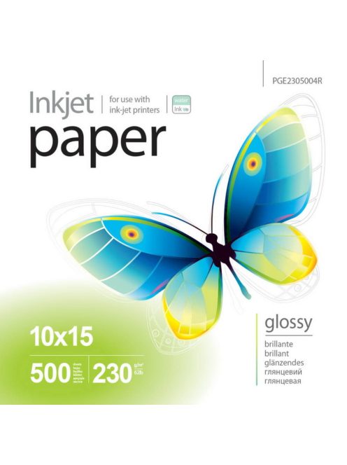 Photo Paper ColorWay PrintPro high glossy 230 g / m², 10х15, 500 sheets