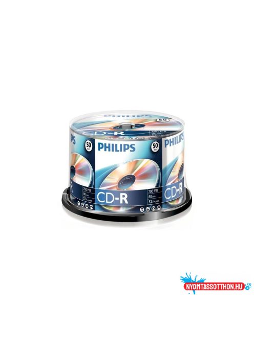 CD-R80 cake box 50 db/doboz, Philips