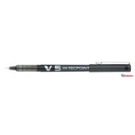   Rollertoll, 0,3 mm, tűhegyű, kupakos, PILOT "Hi-Tecpoint V5", fekete