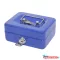 Pénzkazetta fém 125x55x95 mm kicsi Bluering(R) kék