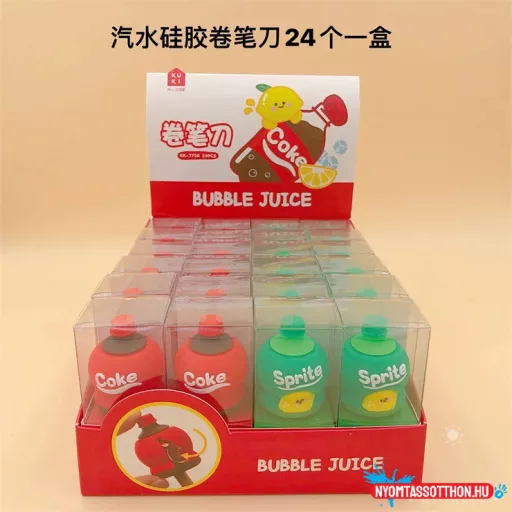 Üdítőital palackos hegyező