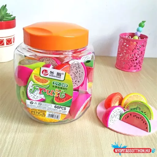 Gyümölcsszelet hegyező