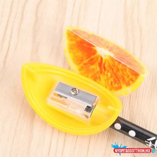 Gyümölcsszelet hegyező