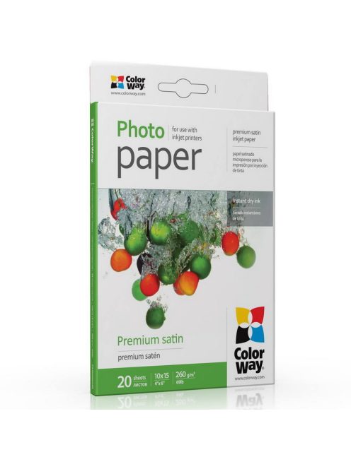 Photo paper satin, microporous 260g / m 10x15cm 20 sheet PS2600204R