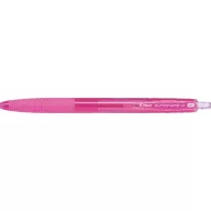   Golyóstoll, 0,22 mm, nyomógombos, PILOT "Super Grip G", rózsaszín