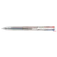   Golyóstoll, 0,27 mm, nyomógombos, áttetsző, PILOT "Super Grip G", négyszínű