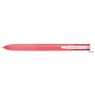   Golyóstoll, 0,27 mm, nyomógombos, rózsaszín tolltest, PILOT "Super Grip G", négyszínű