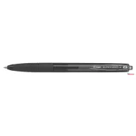   Golyóstoll, 0,22 mm, nyomógombos, PILOT "Super Grip G", fekete