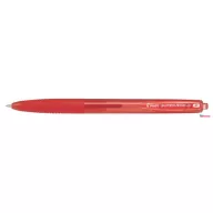   Golyóstoll, (0.7) 0,22 mm, nyomógombos, PILOT "Super Grip G", piros