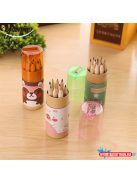 Cuki 12 színű HB ceruza szett hegyezővel