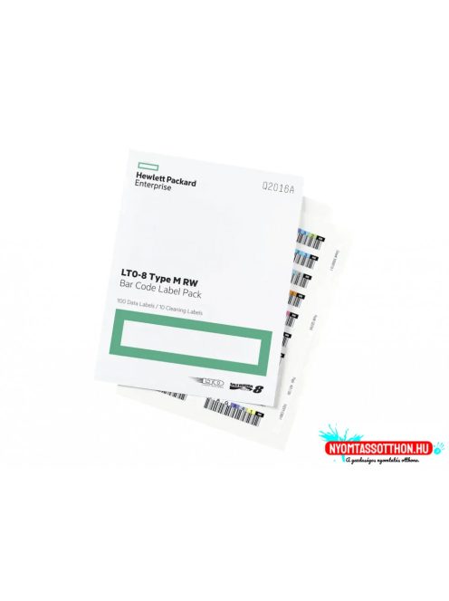 HP LTO-8 Ultrium RW Bar Code Label Pack