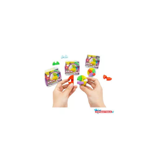 Gömb alakú puzzle radír