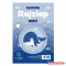 Rajzlap A4, félfamentes fóliázva Bálnás Bluering(R) 10 ív/csomag,