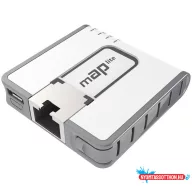   MikroTik mAP lite 64MB RAM, 1xLAN, 2,4GHz integrált antennás wifi router
