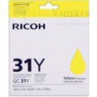 Ricoh GX3300 / 3350 ink Yellow GC31Y (Original)