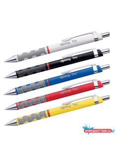 Golyóstoll fekete test, Rotring Tikky III, írásszín kék