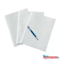   Rovatolt papír A3, 20ív/csomag, A4, méretre hajtva Bluering® kockás