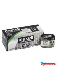 MAXELL SR626W,377 ezüst oxid gombelem 1db/csomag