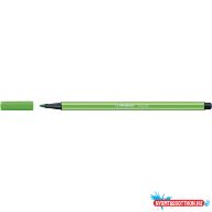 Rostirón, filctoll 1mm, M STABILO Pen 68 világoszöld