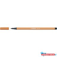 Rostirón, filctoll 1mm, M STABILO Pen 68 sötétokker