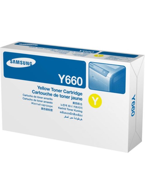 Samsung CLP 610 / 660A Yellow Toner 2K CLP-Y660A / ELS (ST953A) (Original)