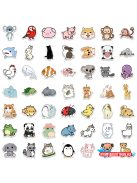 Matrica csomag, 50 db, állatkák mix