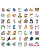 Matrica csomag, 50 db, állatkák mix