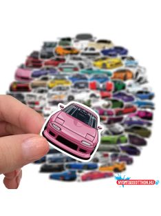 Matrica csomag, 100 db, autós