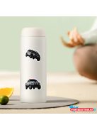 Matrica csomag, 50 db, rendőrautó