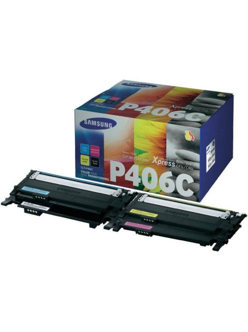 Samsung CLP 365 Toner Set CLT-P406C / ELS (SU375A) (Original)