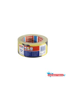 Jelölõszalag 50mmx33m Tesa fekete/sárga