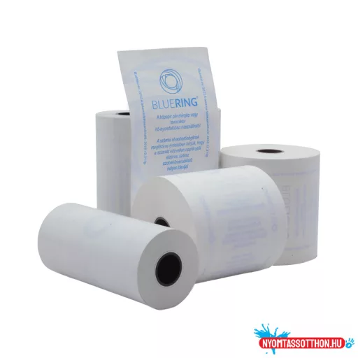 Hőpapír 57 mm széles, 13fm hosszú, cséve 12mm, 10 tekercs/csomag, ( 57/35 ) BPA mentes Bluering®