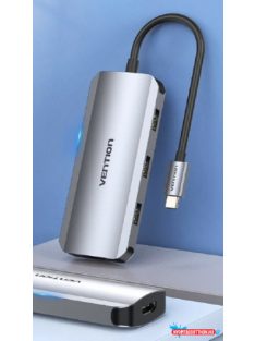 VENTION USB-C to HDMI/USB 3.0x3/PD Dokkoló