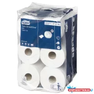   Toalettpapír 2 rétegû közületi 12 tekercs/csomag fehér laponkénti adagolású Mini Smart One(R) Tork_472193