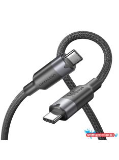 Vention USB-C 3.2/M, 1m,(fekete, Gen2, 10Gbps), kábel