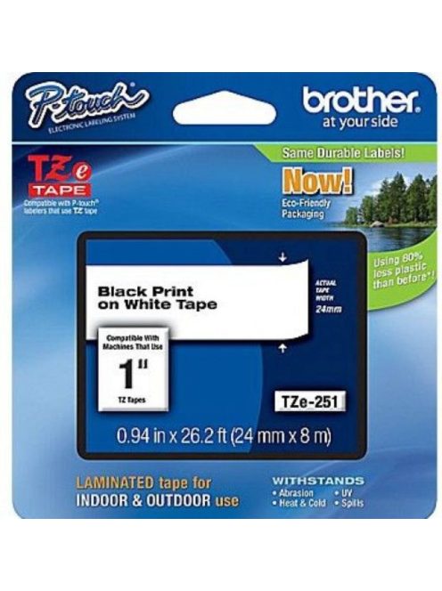 Brother TZe251 Tape Cartridge (Original) Ptouch