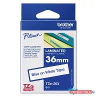 Brother TZe-263 36 mm széles 8 m hosszú szalagkazetta