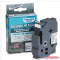 Utángyártott BROTHER TZe521 szalagkazetta 9 mm x 8m kék alapon fekete felirat IK