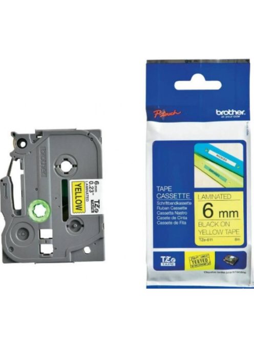 Brother TZe611 Tape Cartridge (Original) Ptouch