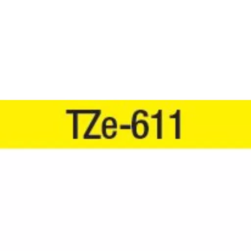 Brother TZe611 Tape Cartridge (Original) Ptouch